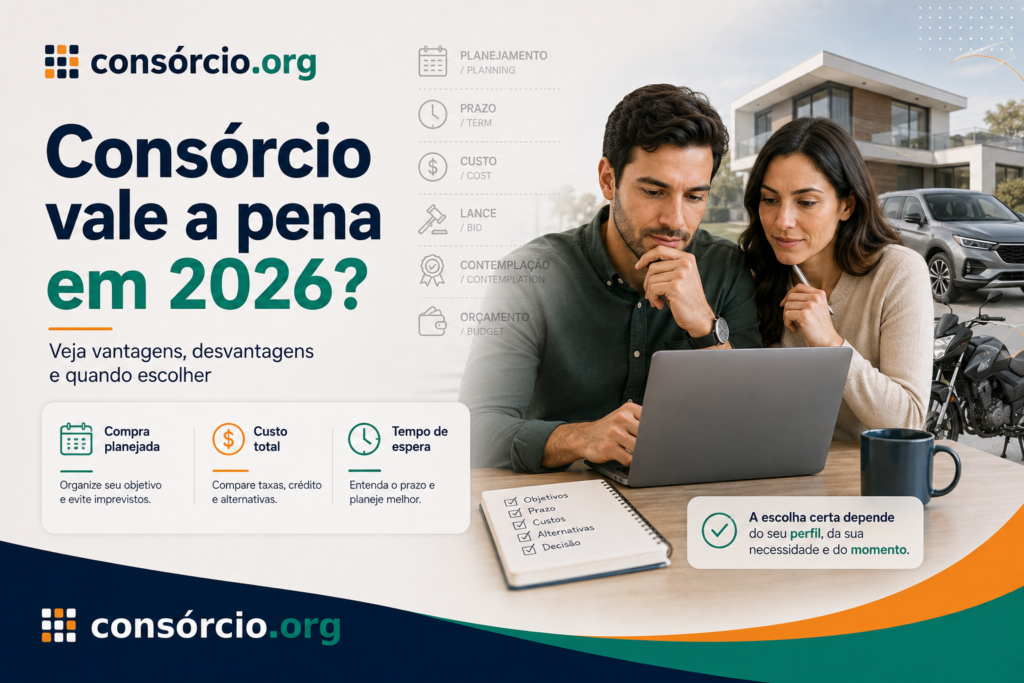 consórcio vale a pena ainda
