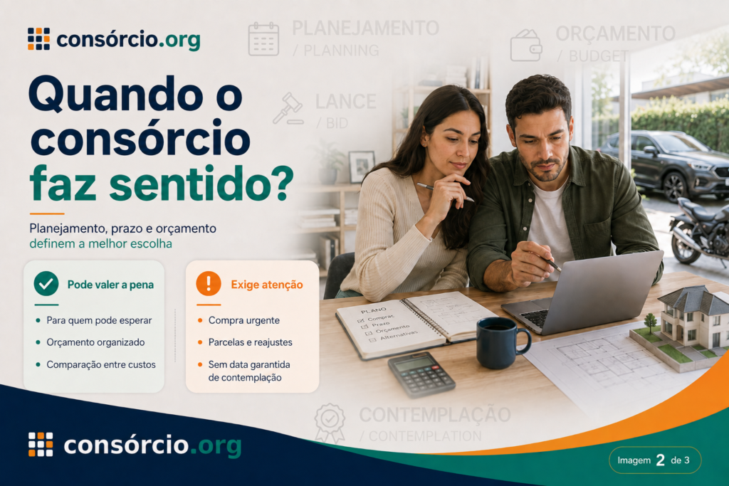 quando o consórcio vale a pena