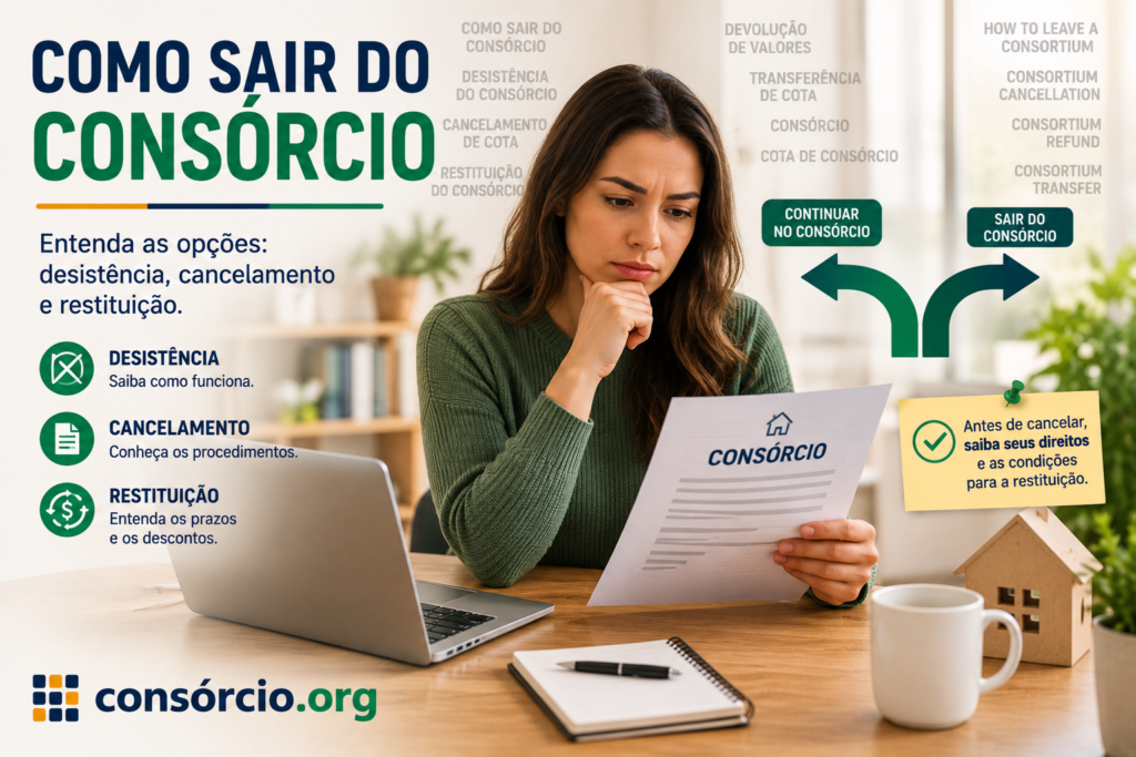 como sair do consorcio