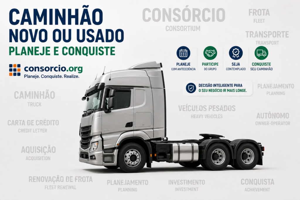 consórcio de caminhão vale a pena
