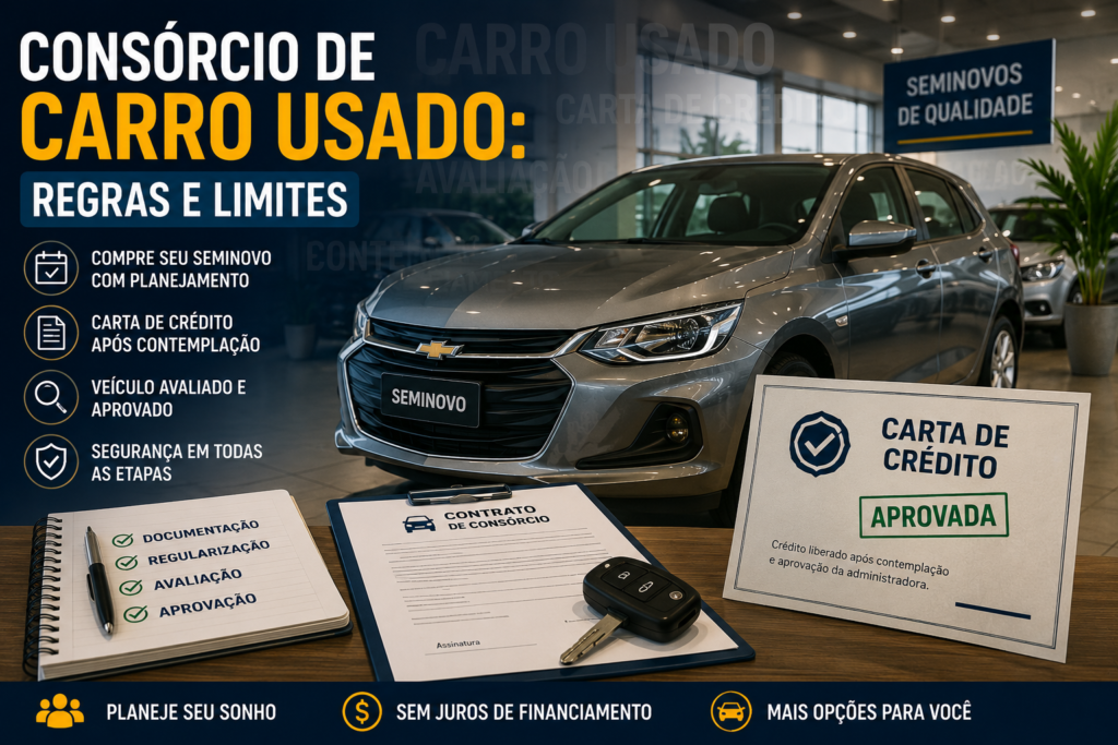 consórcio de carro usado