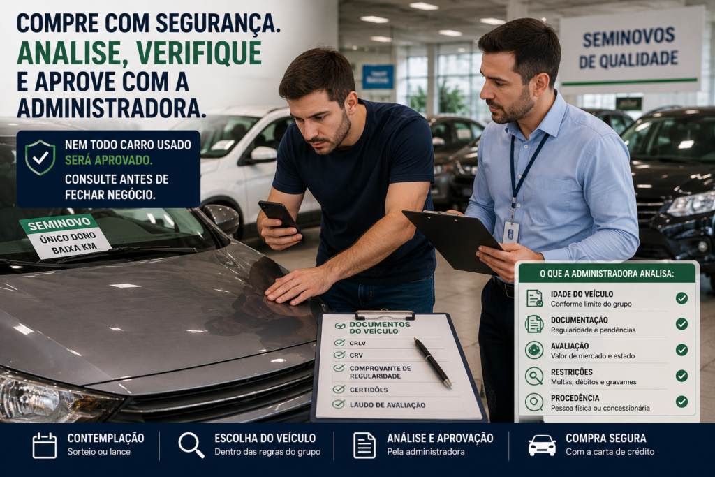 consorcio de carro usado como funciona