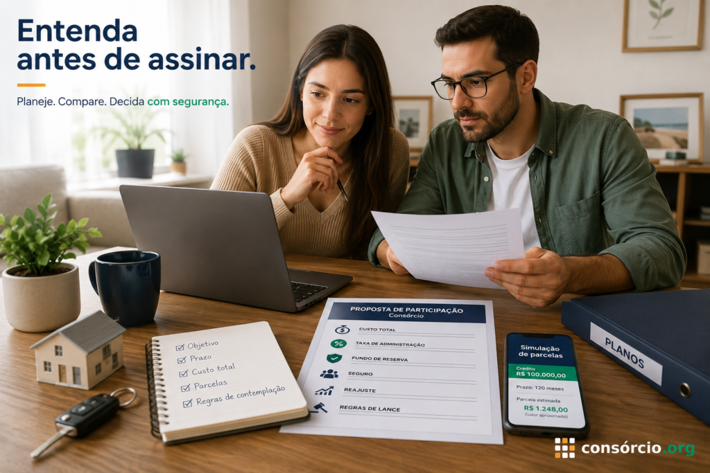 consórcios perguntas frequentes