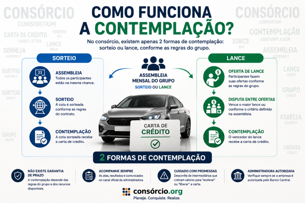 contemplação no consorcio como funciona