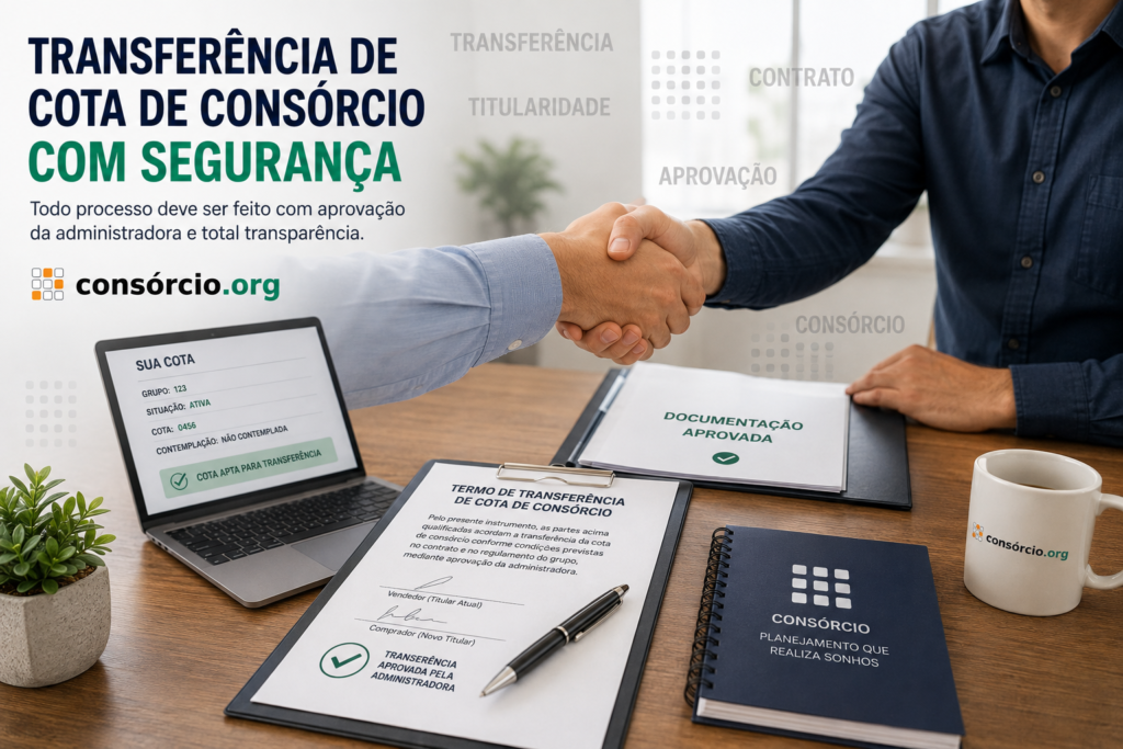 transfêrencia de cota de consórcio