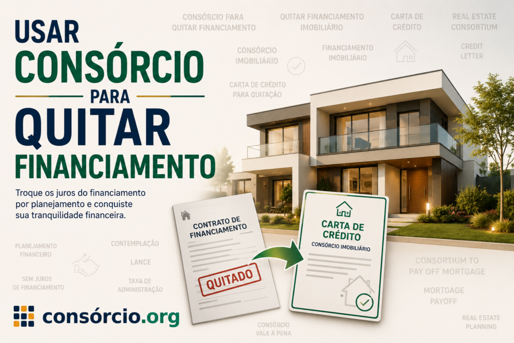 usar consorcio para quitar financiamento